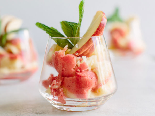 Apple & Strawberry Swirl Sorbet