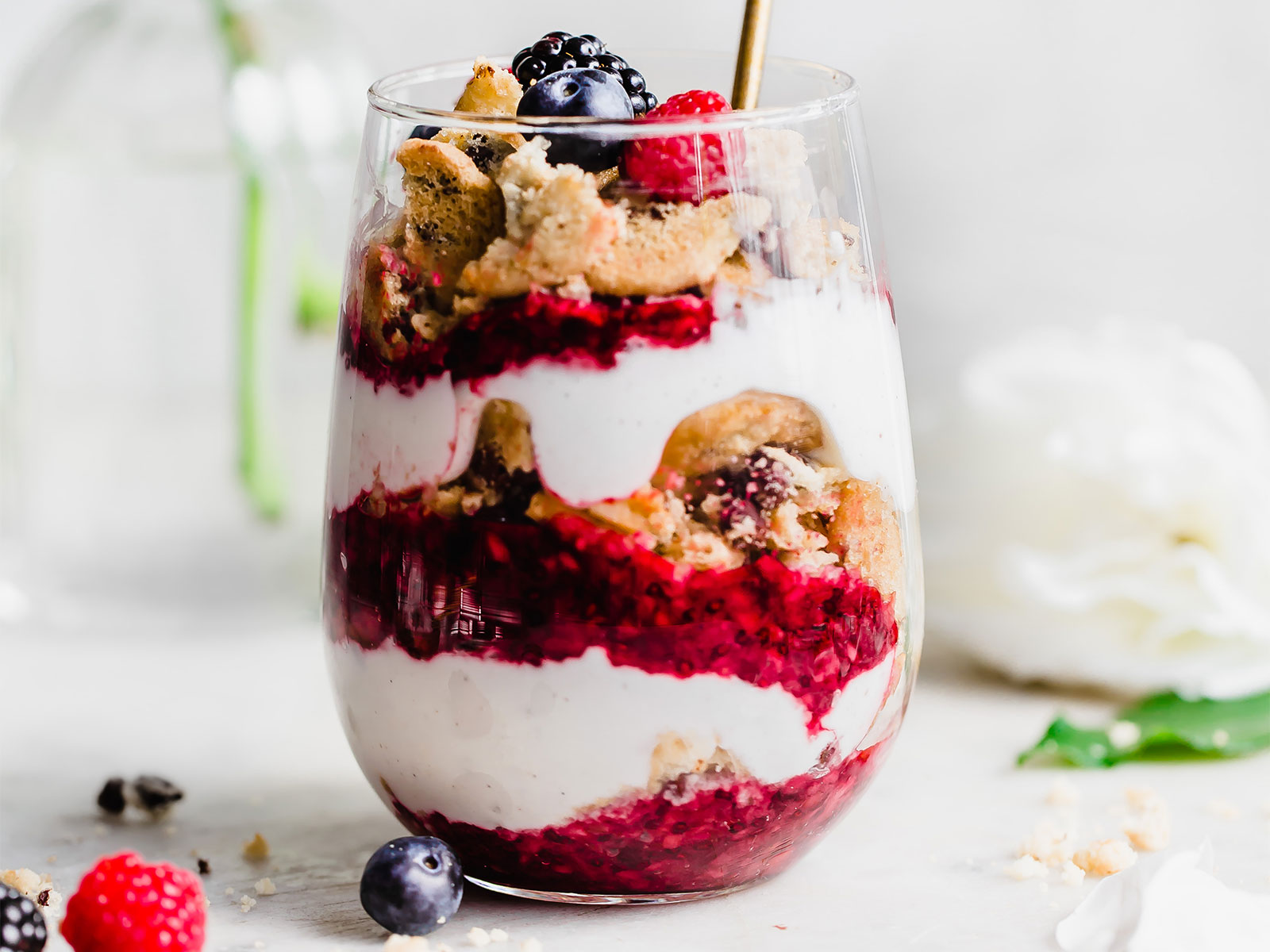 Berry and Cookie Trifle