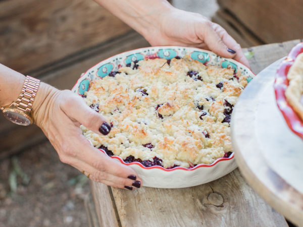 Blackberry Raspberry Cobbler