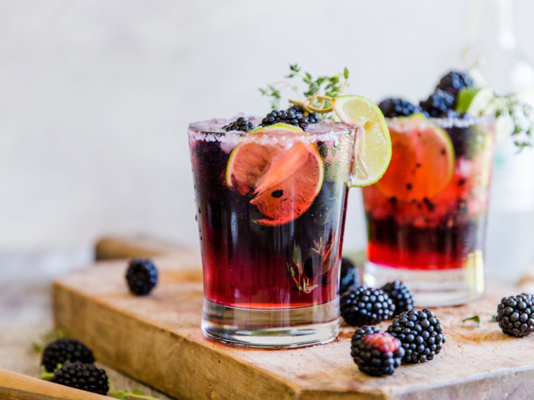 Blackberry Thyme Margarita