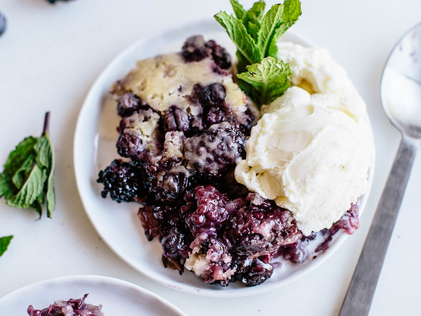 Blueberry Blackberry Slow Cooker Cobbler - California Giant Berry Farms