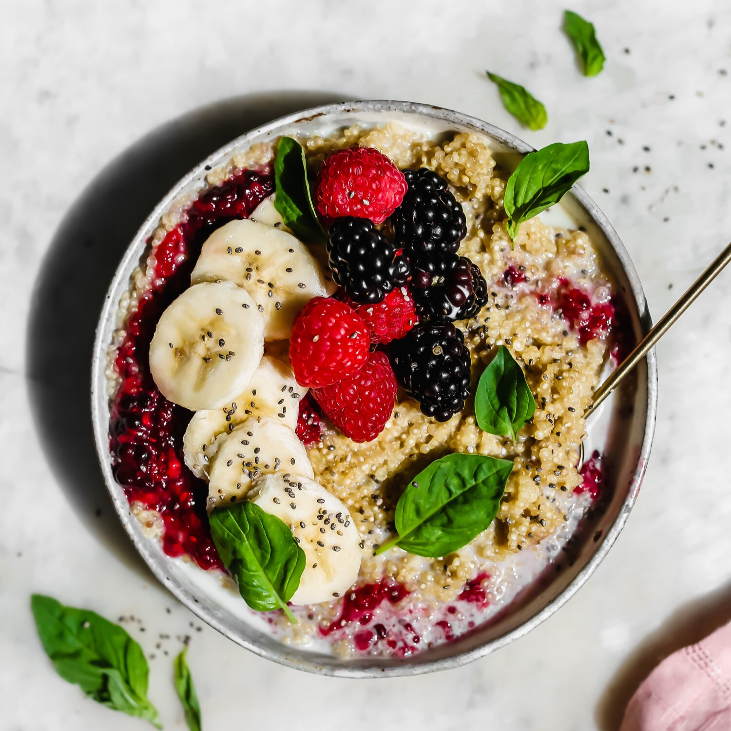 Multigrain Coconut Milk Porridge with a Mixed Berry and Orange Compote - California Giant Berry Farm