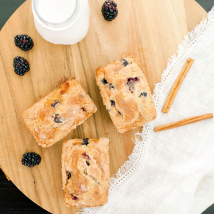 Mini Cinnamon Banana Berry Bread