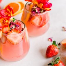 Strawberry Ginger Hibiscus Margarita