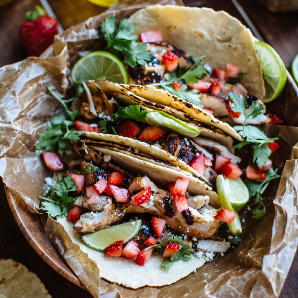 Strawberry & Paprika Chicken Fajitas California Giant Berry Farms