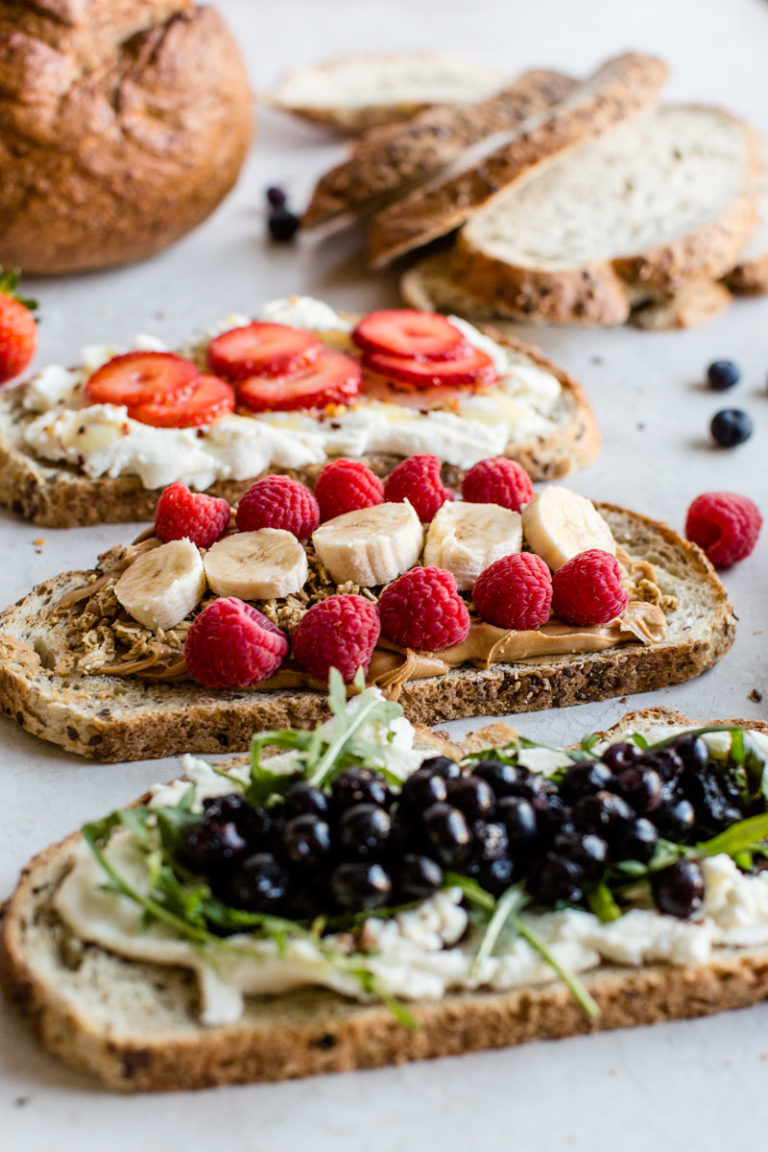 Three Different Twists to Toast