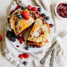Very Berry French Egg in a Hole
