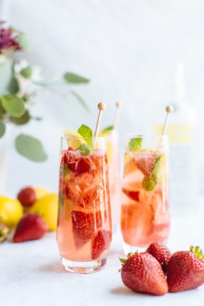 Fresh Herb Berry Cocktail