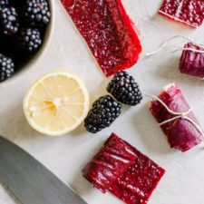 Blackberry Fruit Leather-image
