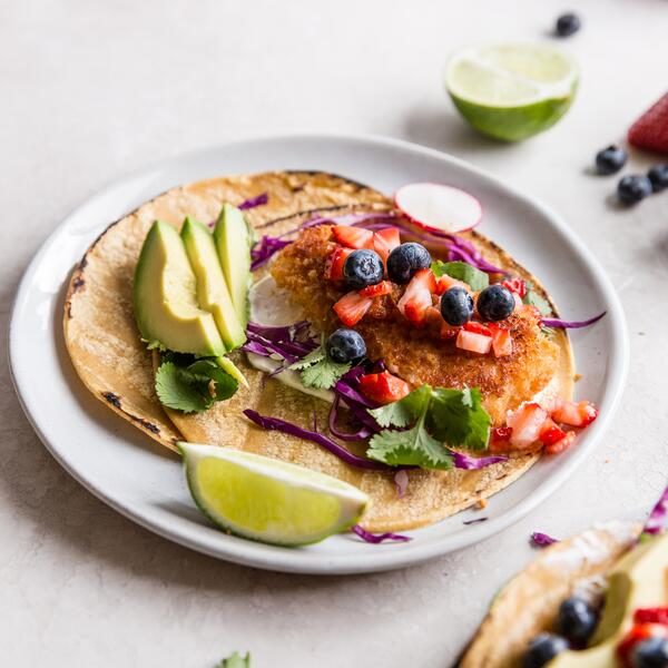 Berry Bomb Fish Tacos