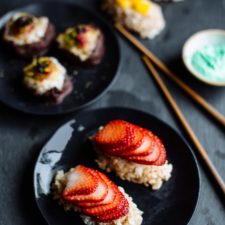 Strawberry & Coconut Sushi