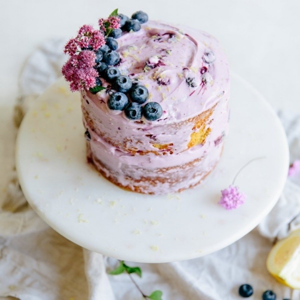 Blueberry Lemon Olive Oil Cake