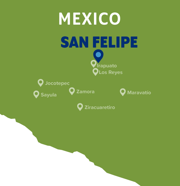 Map of San Felipe