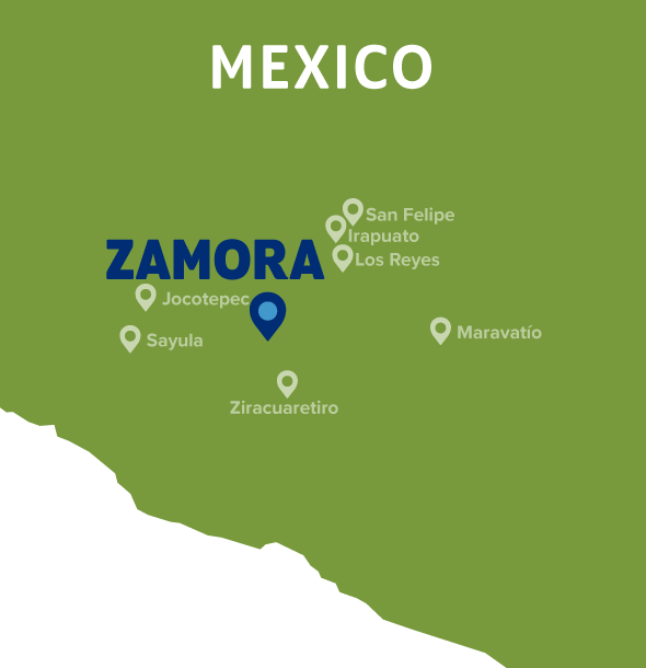 Map of Zamora
