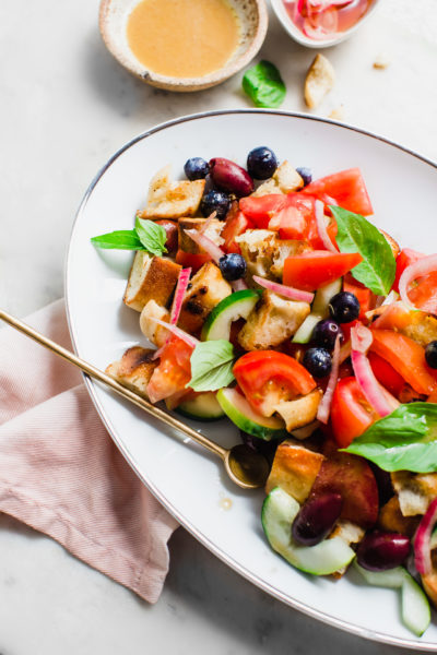 Panzanella Salad with Mixed Berries