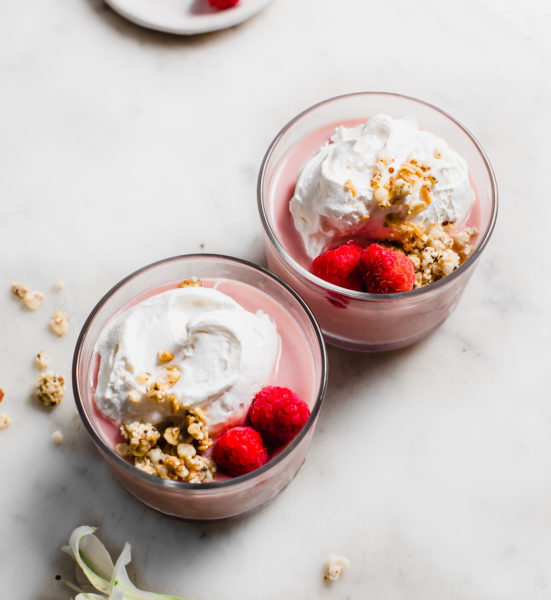 Raspberry-Lemon Curd Dessert with Coconut Whip