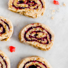 Mixed Berry Pinwheel Cookies