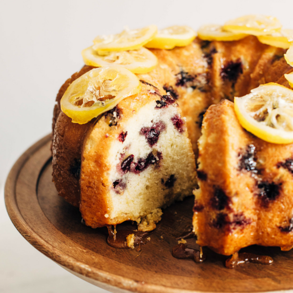 Blueberry Lemon Pound Cake