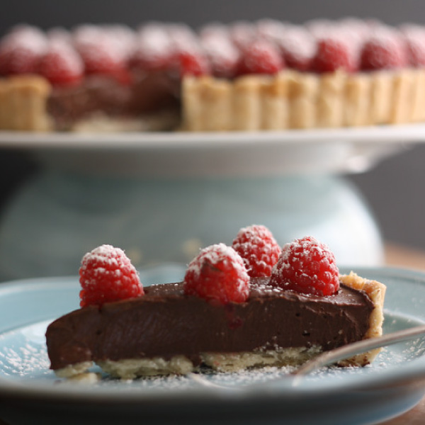 Gluten-Free Raspberry Chocolate Tart