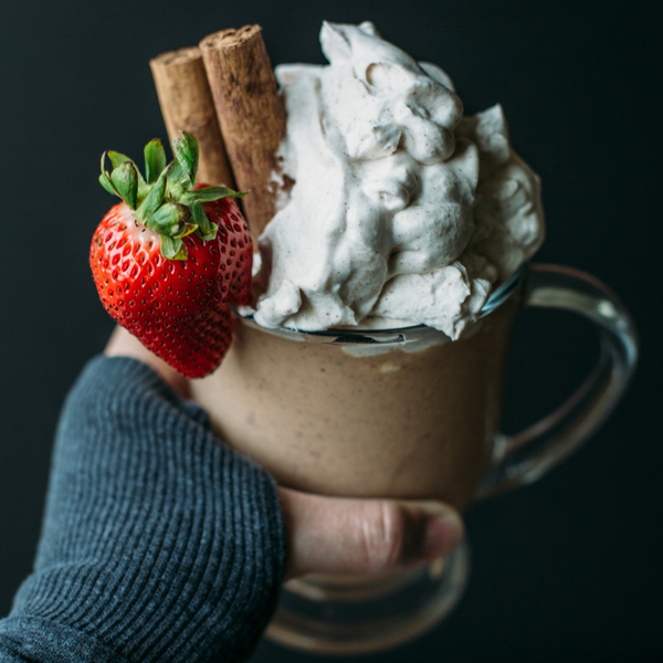 Pumpkin-Spiced Strawberry Frappuccino