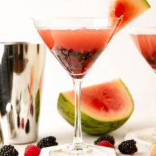 Watermelon Blackberry Martini