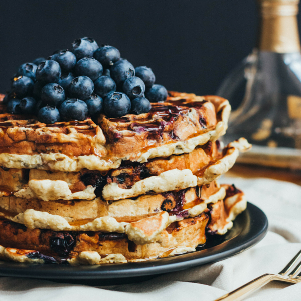 Paleo Blueberry Waffles