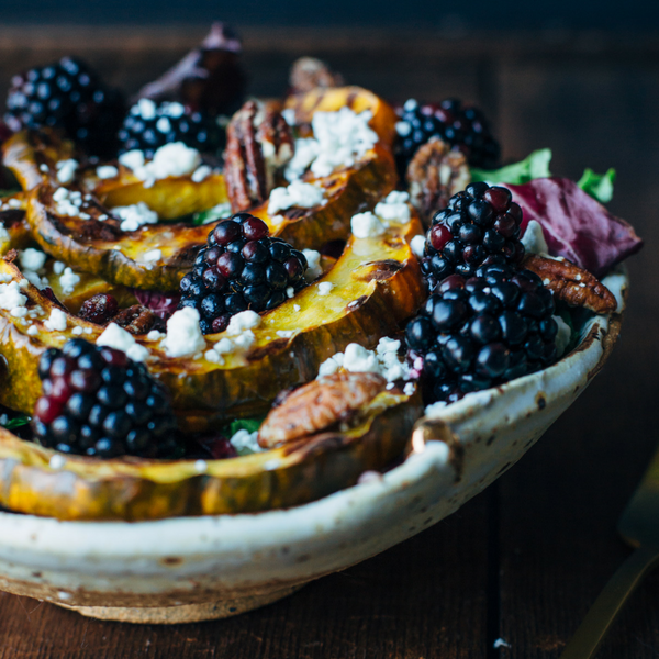 Blackberry & Acorn Squash Salad