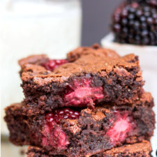 Blackberry Paleo Brownies