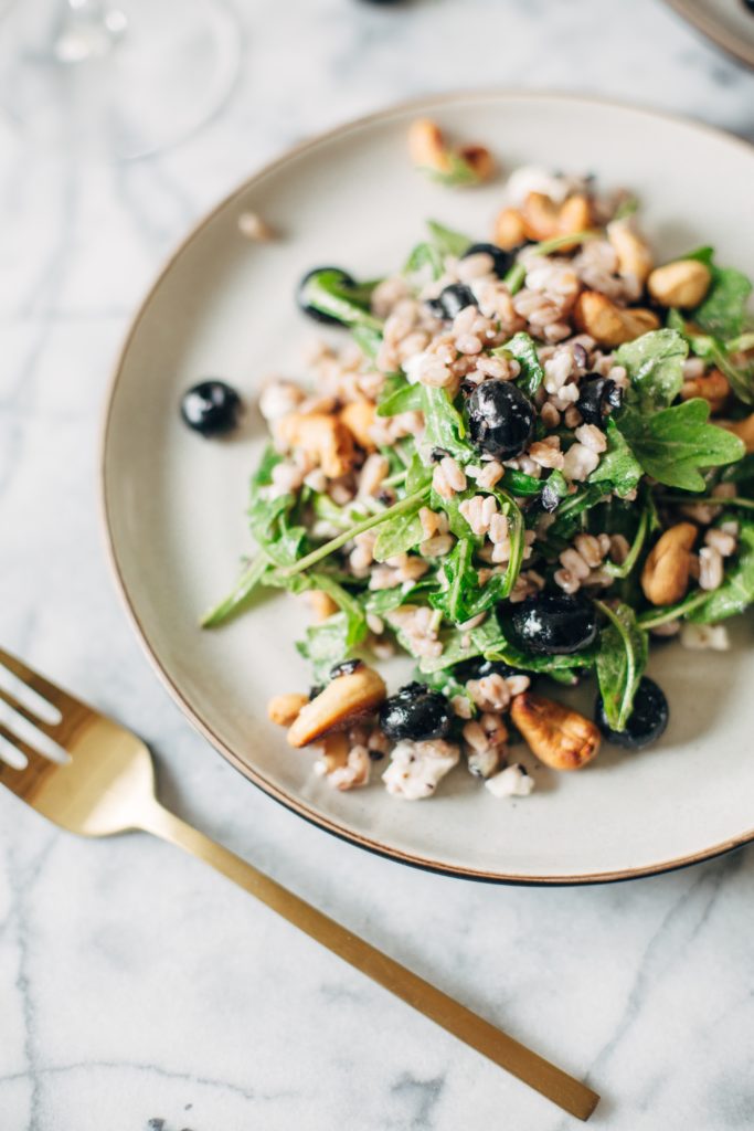 Blueberry & Cashew Farro Salad - California Giant Berry Farms