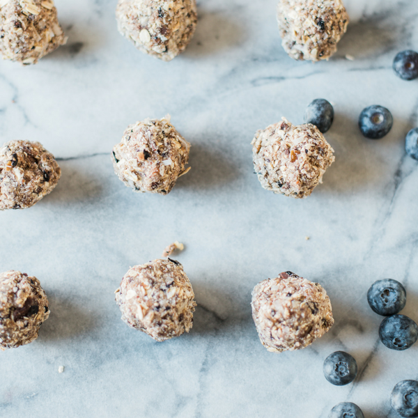 Blueberry Energy Bites