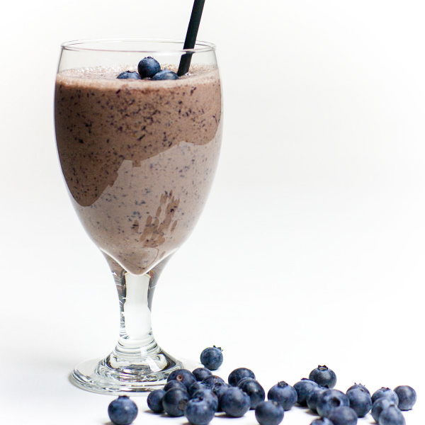 Chocolate Blueberry Smoothie