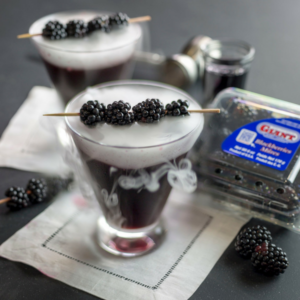 Try our scary blackberry cocktail!