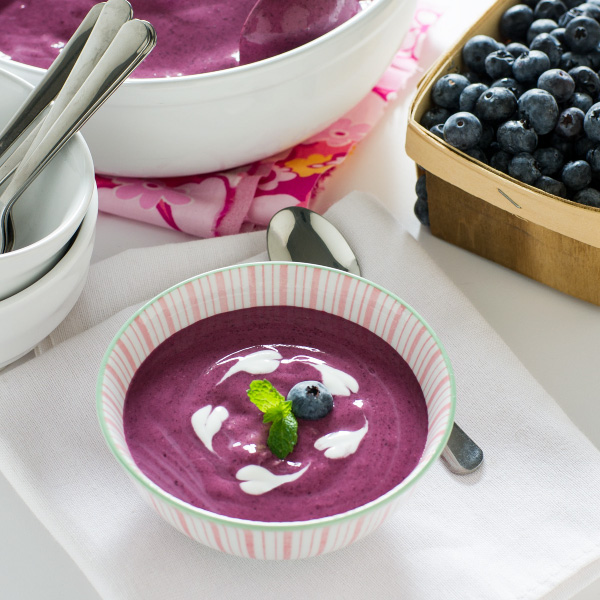 Spiced Blueberry Soup