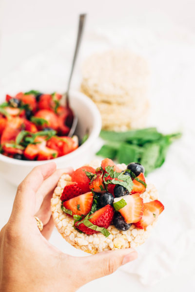 Strawberry + Blueberry + Watermelon Salsa