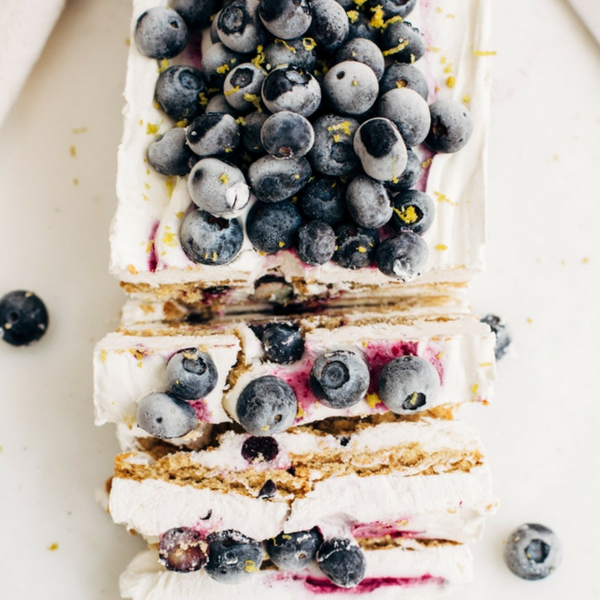 Easy Blueberry Ice Box Cake