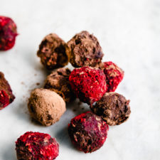 Chocolate and Raspberry Fudge Bites