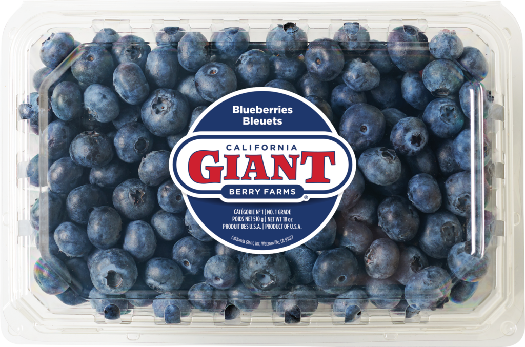 California Giant 18 oz. Conventional Blueberries Clamshell