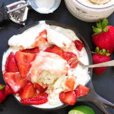Sautéed Strawberries with Cinnamon and Fresh Lime