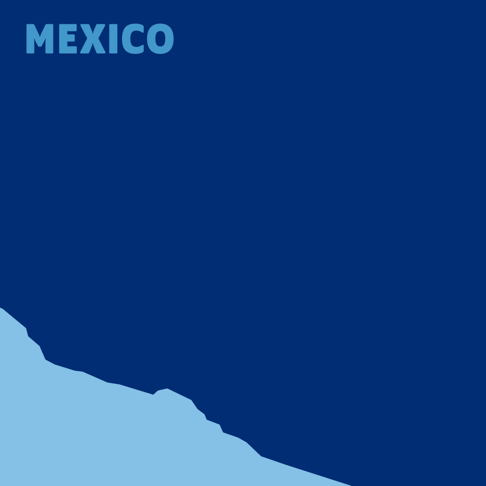 zoomed in map of Mexico