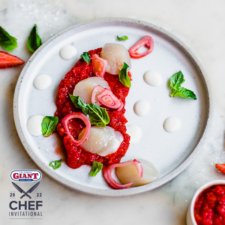 Strawberry Scallop Aguachile