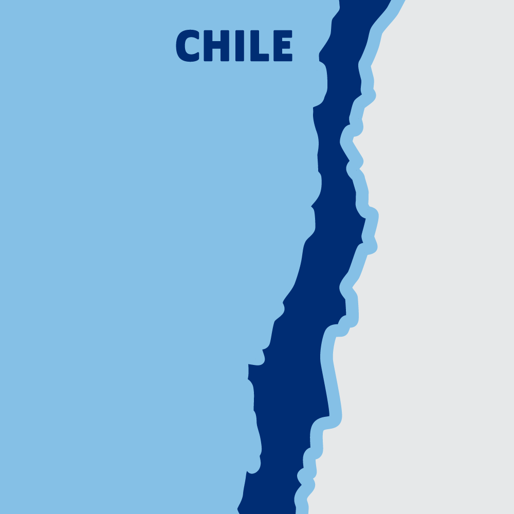 map of chile