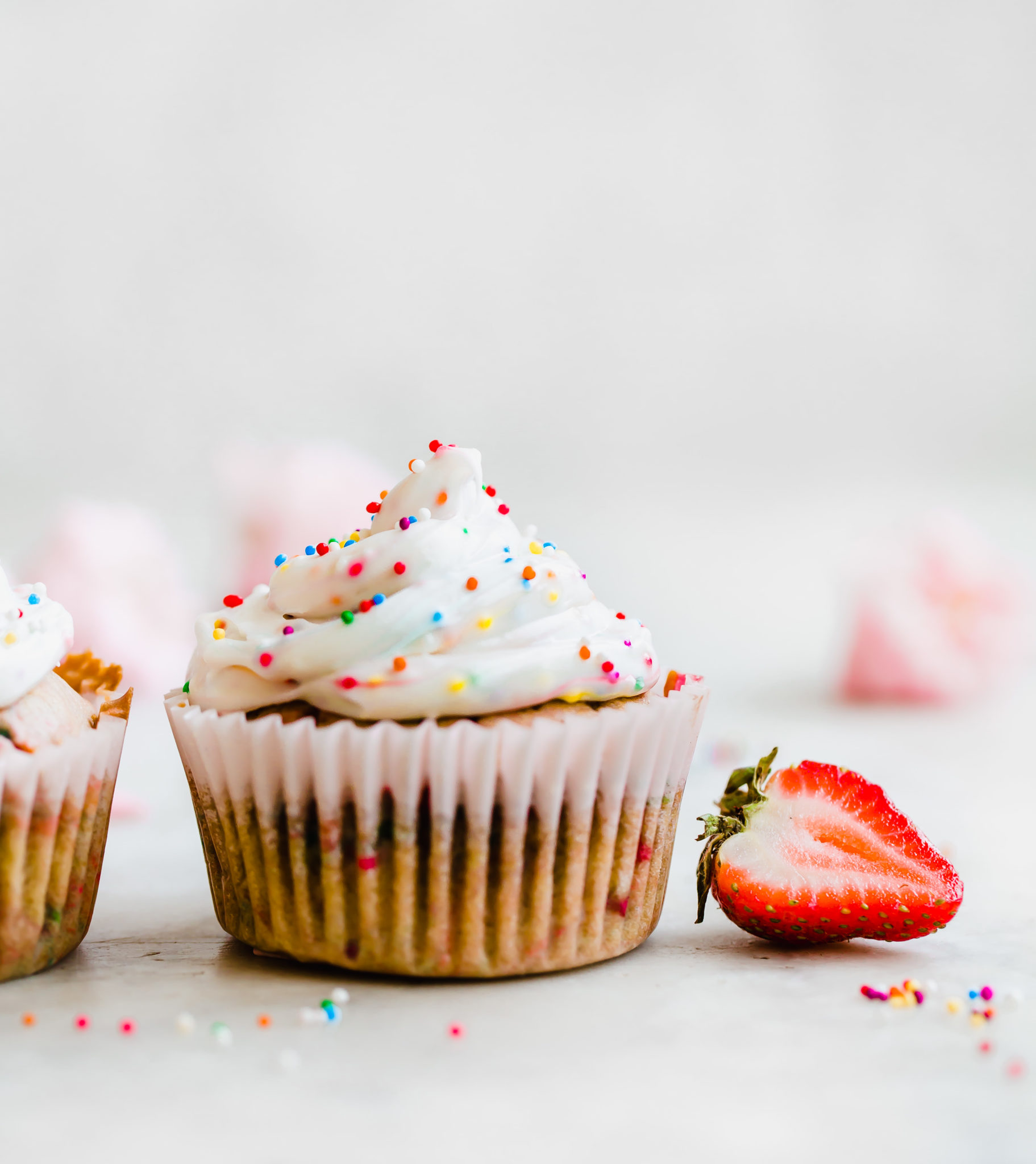 Strawberry Funfetti Cupcakes California Giant Berry Farms