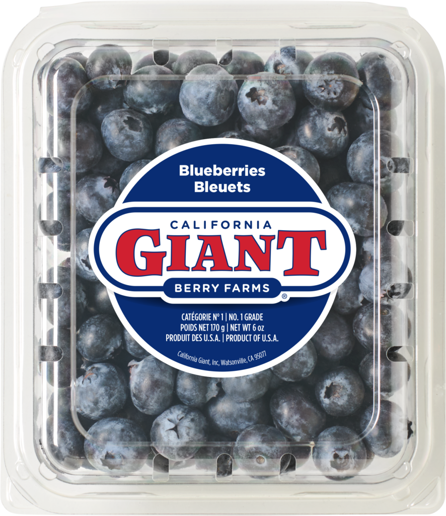 California Giant 6 oz Conventional Blueberries Clamshell