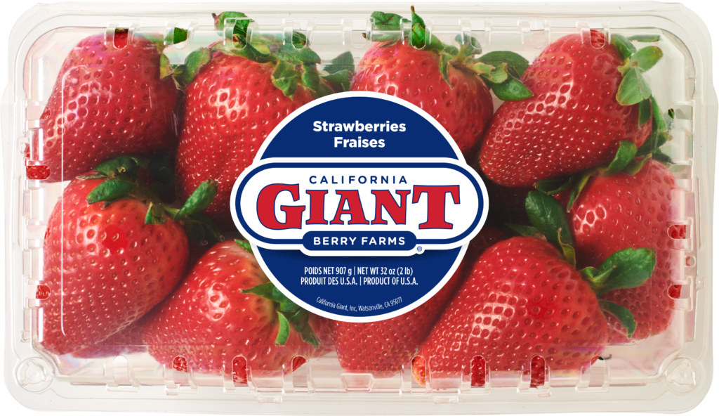 California Giant 2 lb. Conventional Strawberries Clamshell