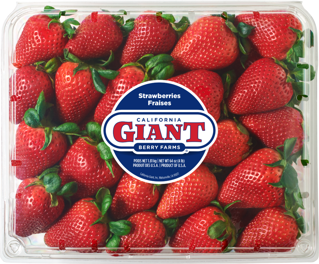California Giant 4 lb. Conventional Strawberries Clamshell