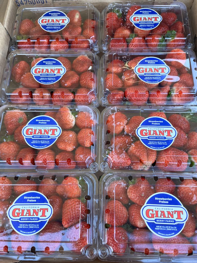 California Giant Strawberries