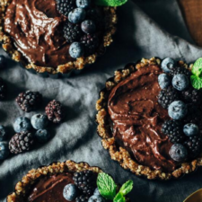 Dark Chocolate Blackberry Tart