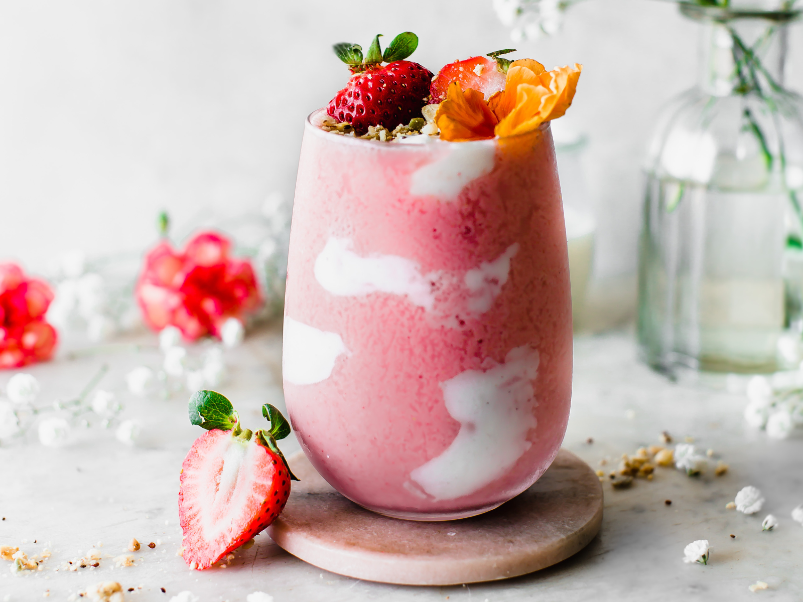 Chai Spiced Strawberry Smoothie California Giant Berry Farms