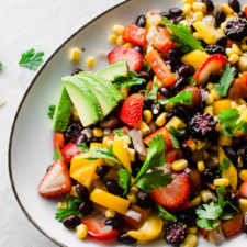Mixed Berry Cowboy Caviar Salad