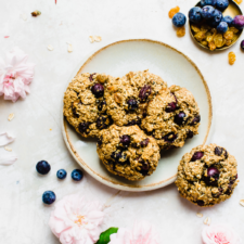 Hearty and Healthy Blueberry Breakfast Cookies
